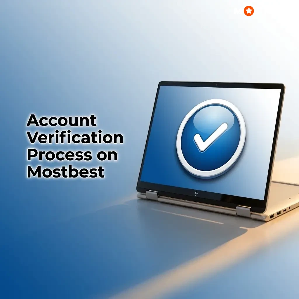 Mostbet account verification process showing KYC steps including ID upload and address proof submission