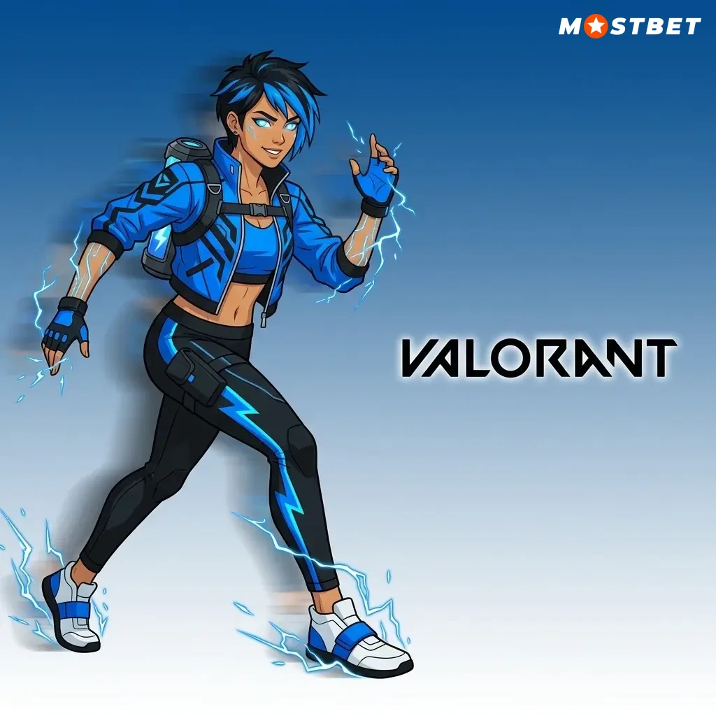Valorant 5v5 tactical shooter by Riot Games with VCT esports betting markets on Mostbet