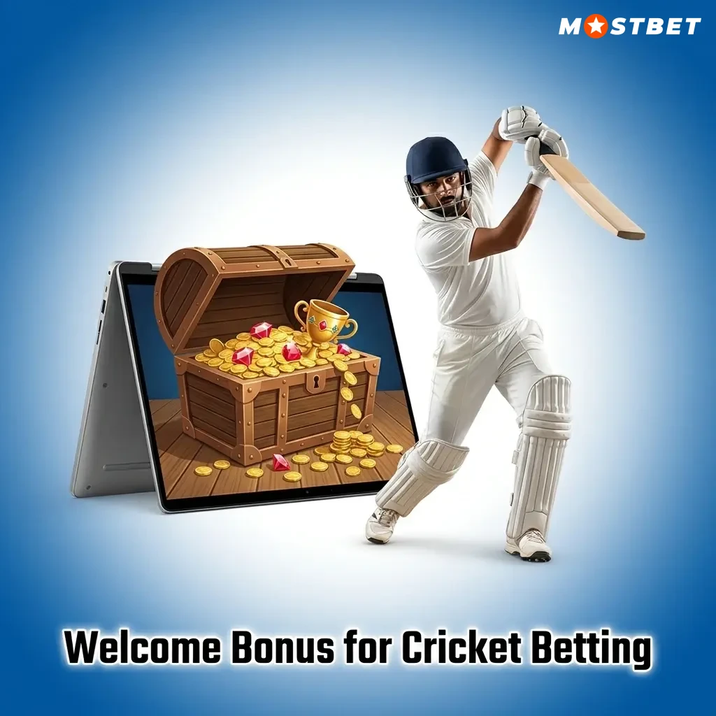 125% welcome bonus up to ₹34,000 plus 250 Free Spins for new cricket betting users on first deposit