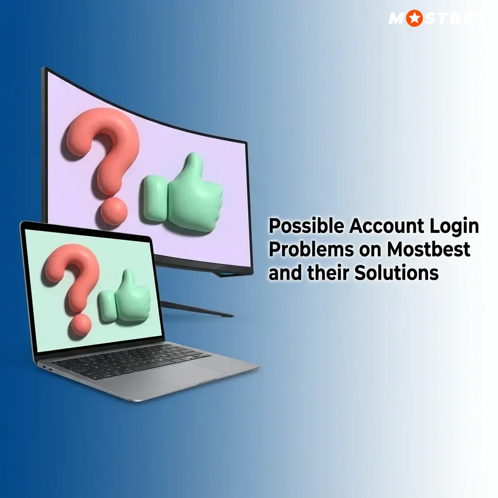 Mostbet account login problems and solutions table covering password reset, blocked accounts, and 2FA issues